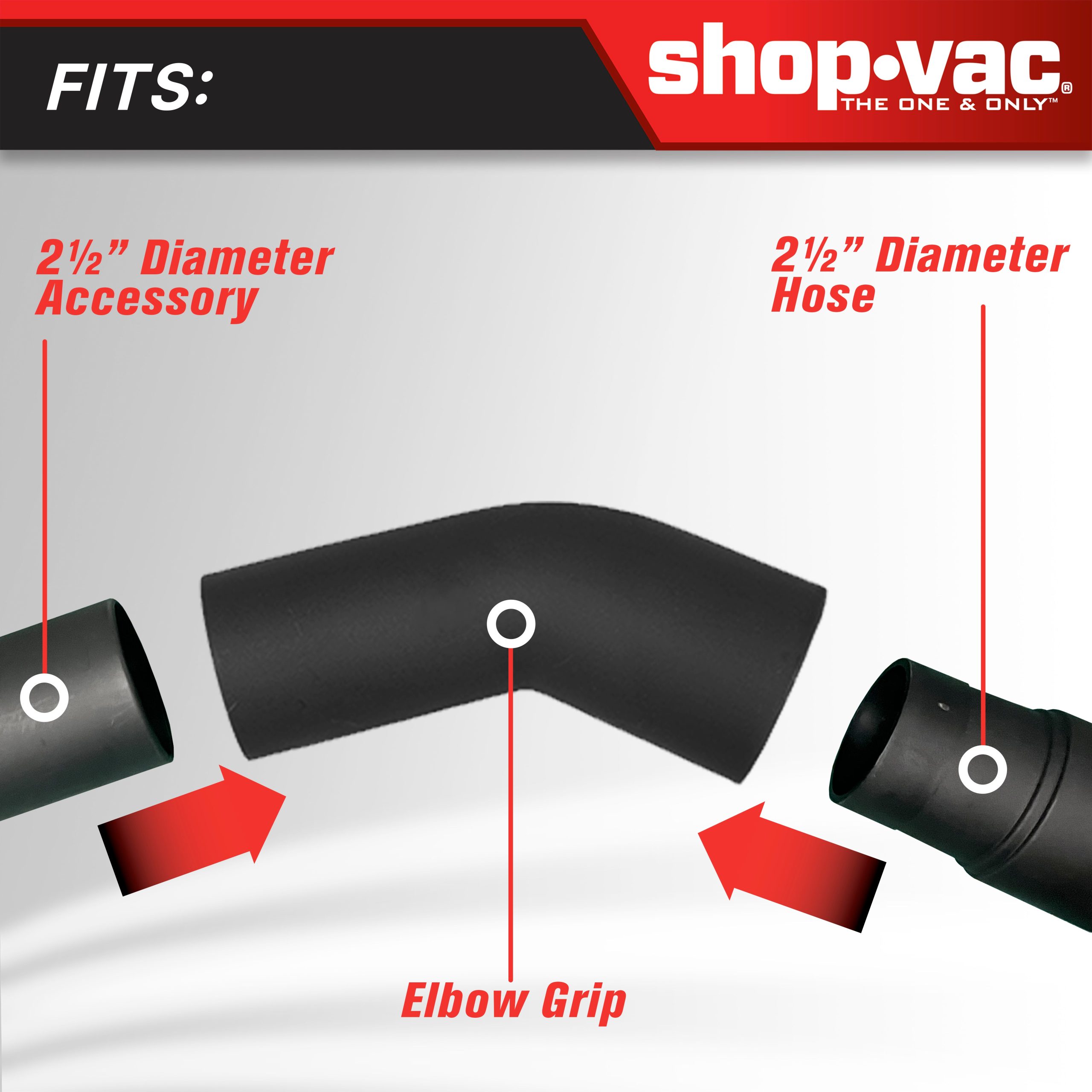 Shop-Vac® 2.5 Inch Elbow Grip - Image 3