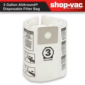 Shop-Vac® 3 Gallon AllAround® Disposable Filter Bag