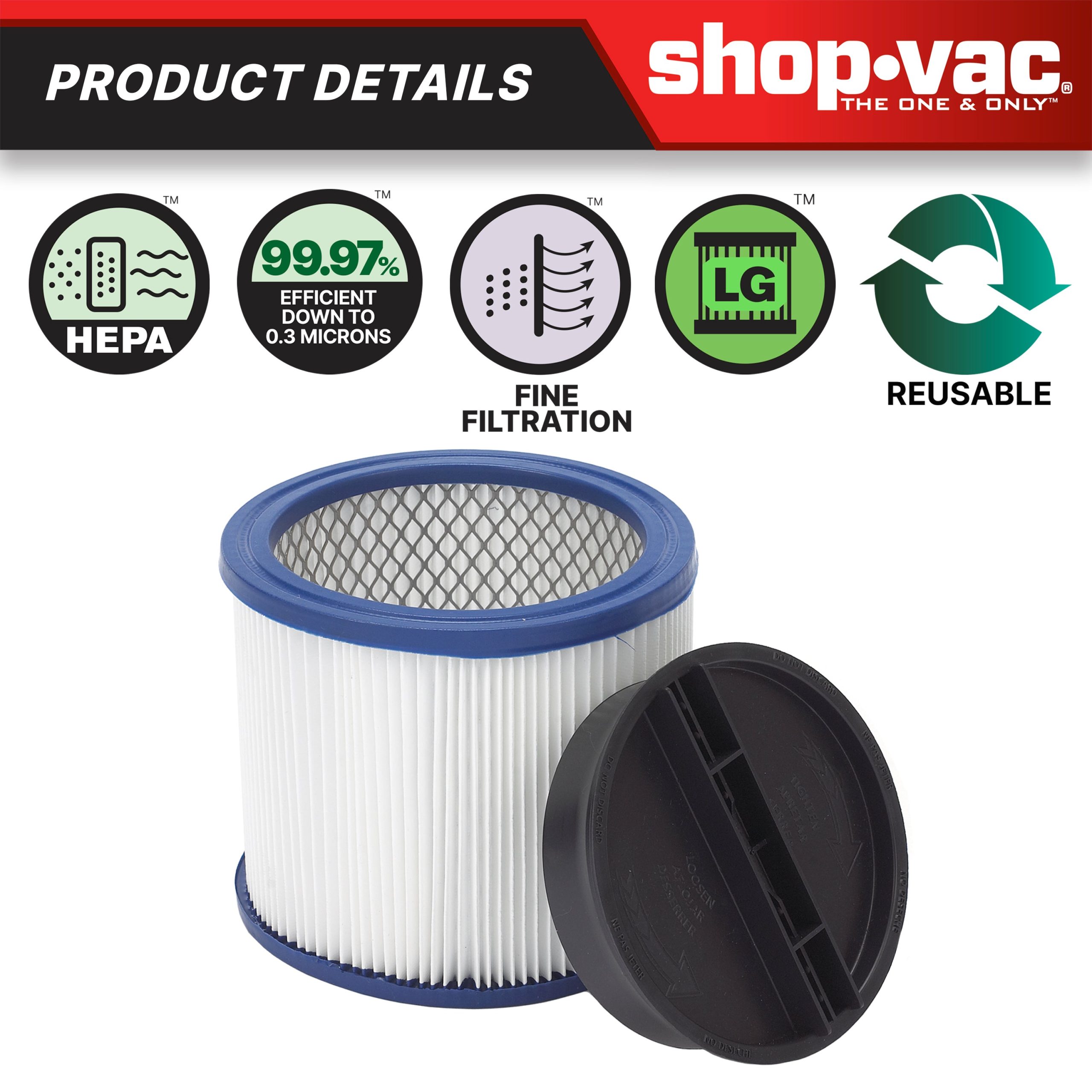Shop-Vac® HEPA Starter Kit - Image 3
