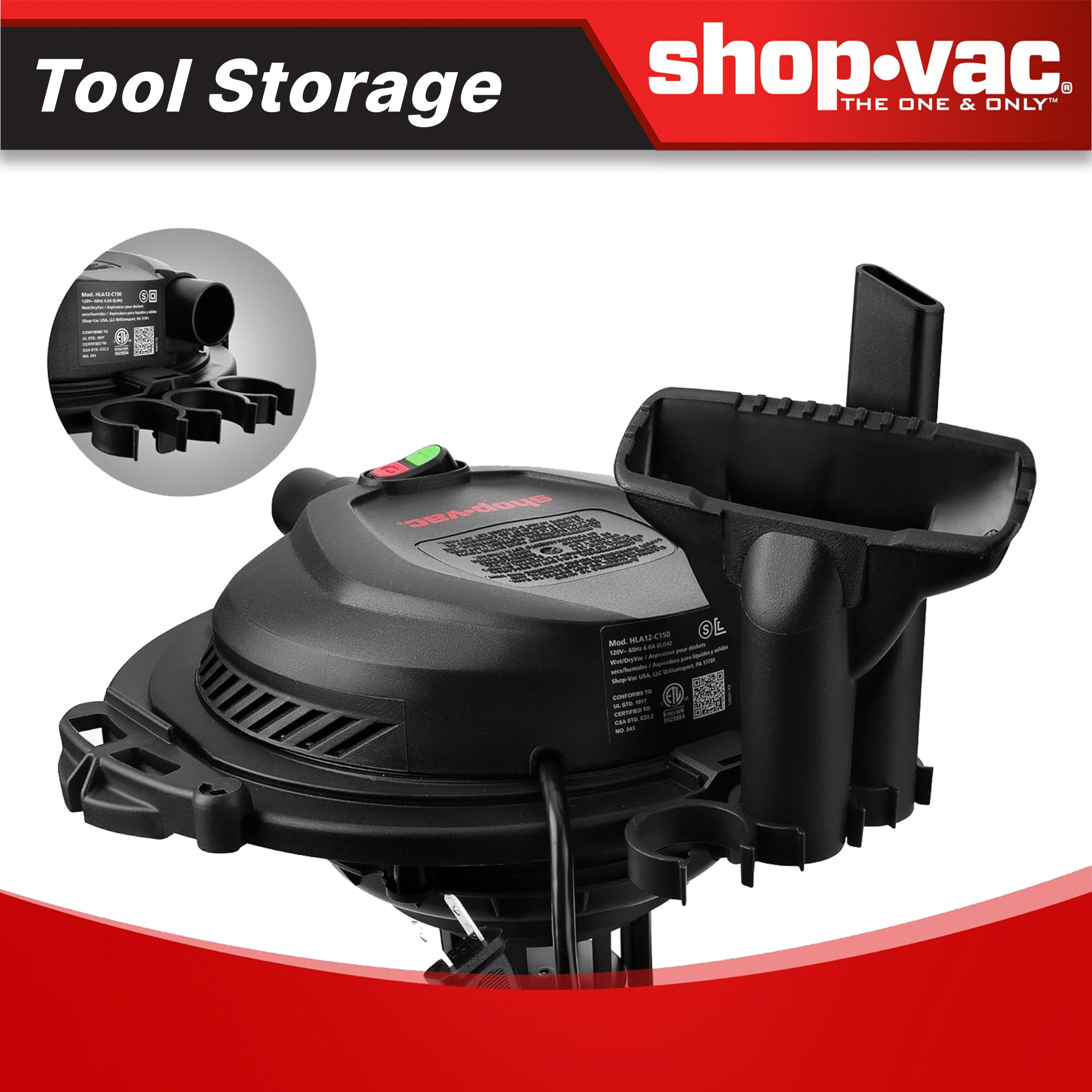 Shop-Vac® Bucket MAX 2.5 Peak HP Wet/Dry Vacuum - Image 7