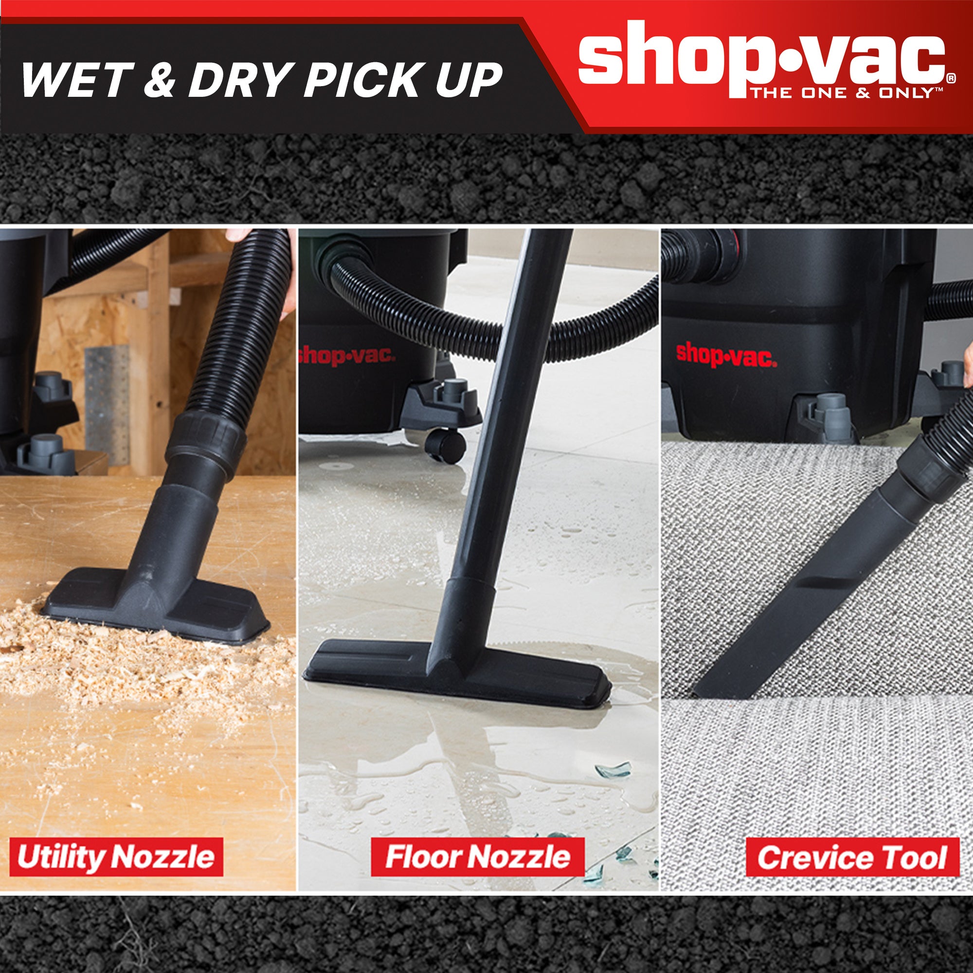 Shop-Vac® 6 Gallon 5.0 Peak HP Wet/Dry Vacuum - Image 7