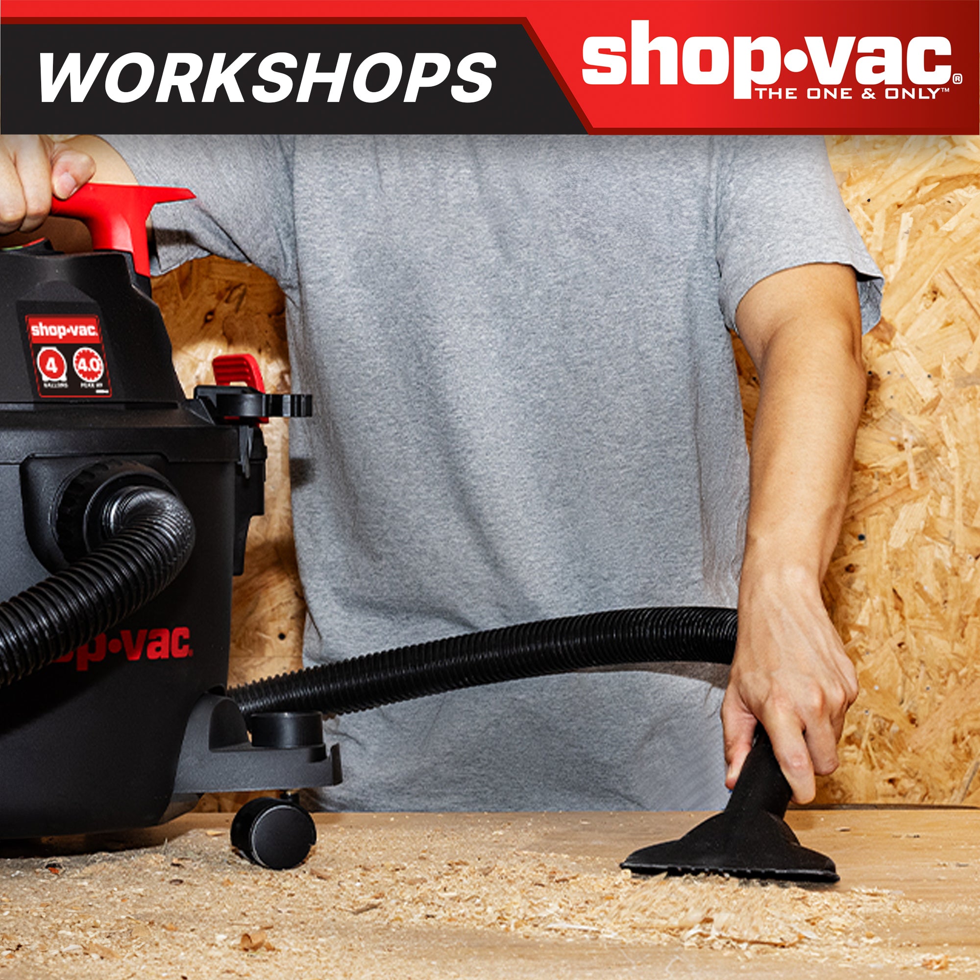 Shop-Vac® 4 Gallon 4.5 Peak HP Wet/Dry Vacuum - Image 9