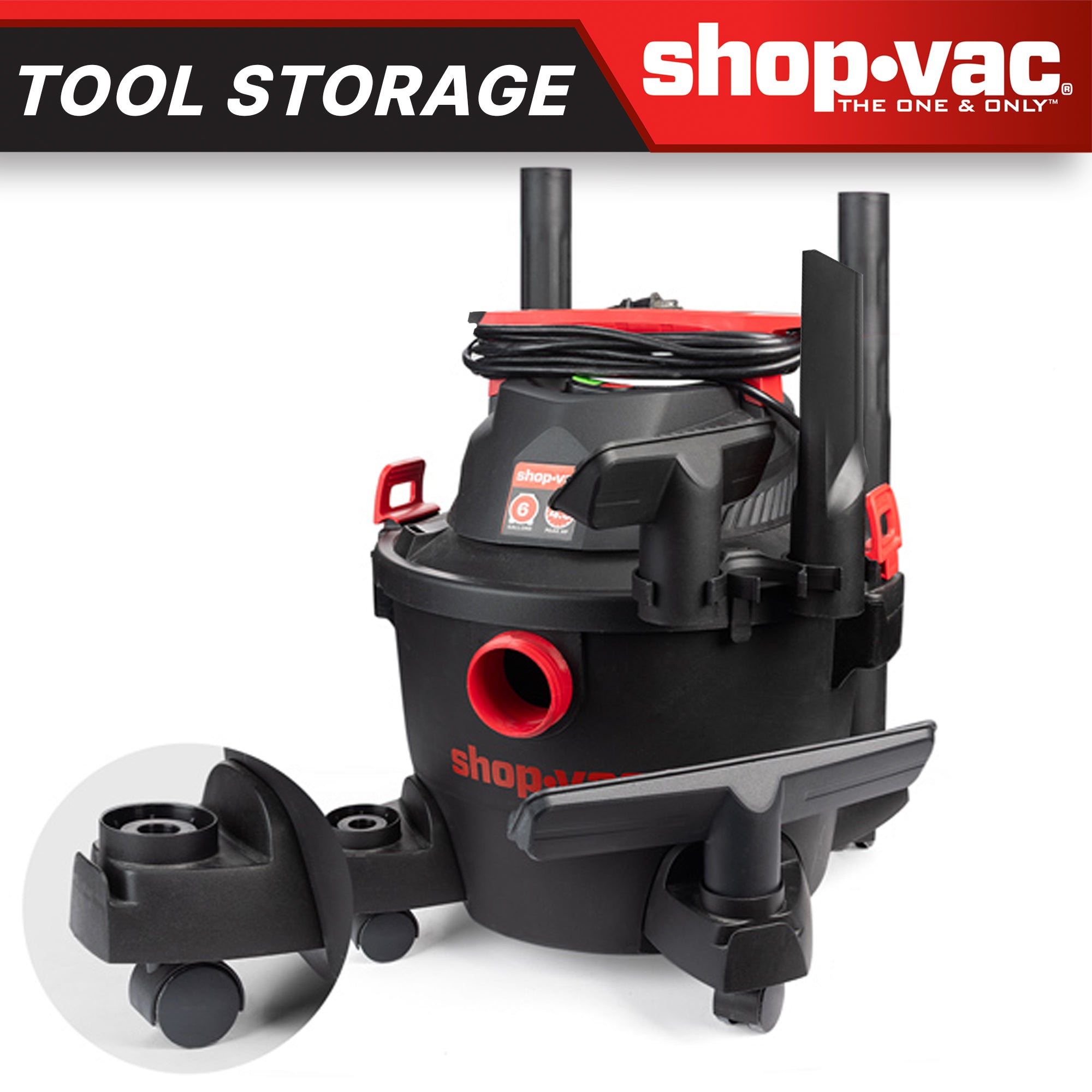 Shop-Vac® 6 Gallon 4.5 Peak HP Wet/Dry Vacuum - Image 5