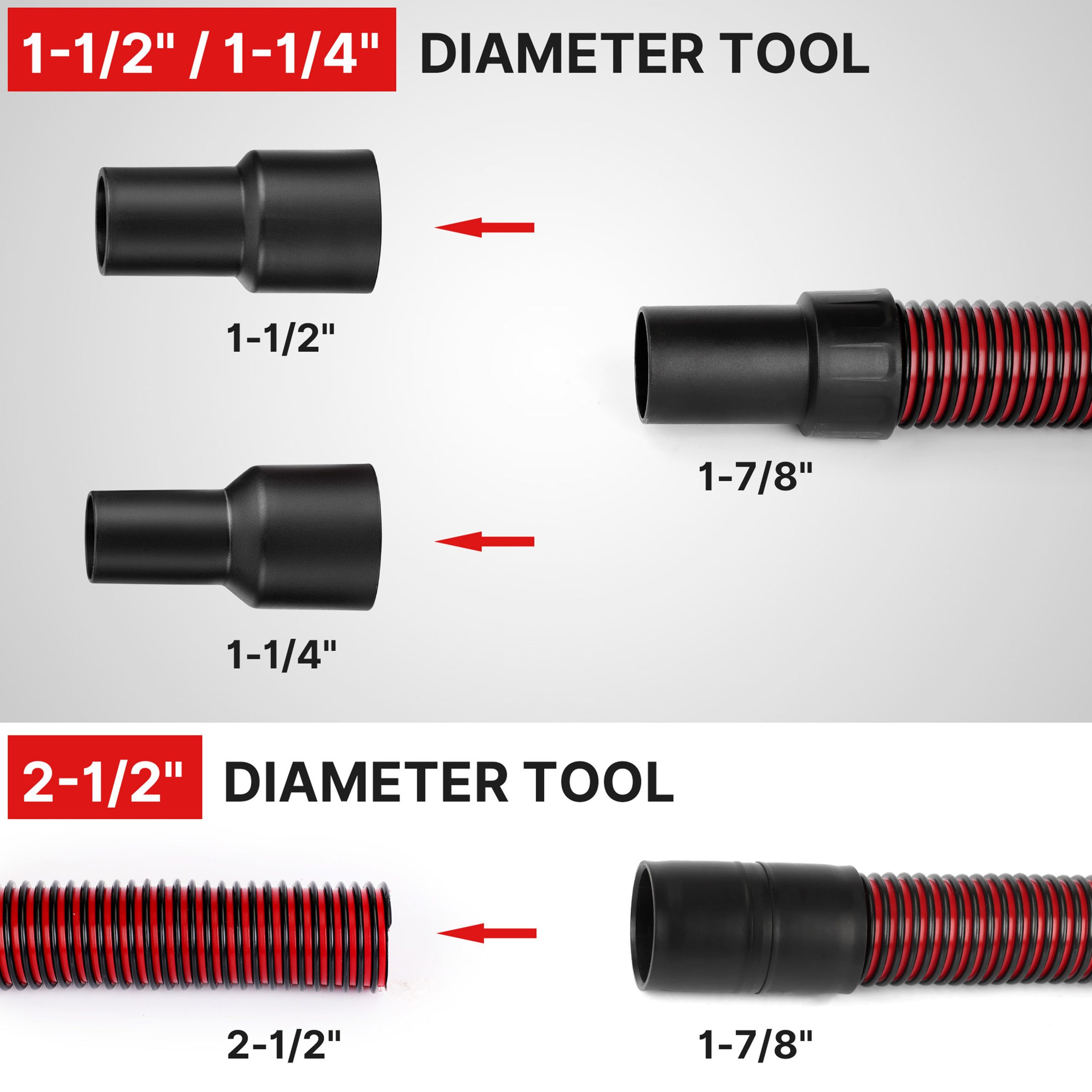 Shop-Vac® 12-foot x 1-7/8-inch diameter Universal Hose - Image 3