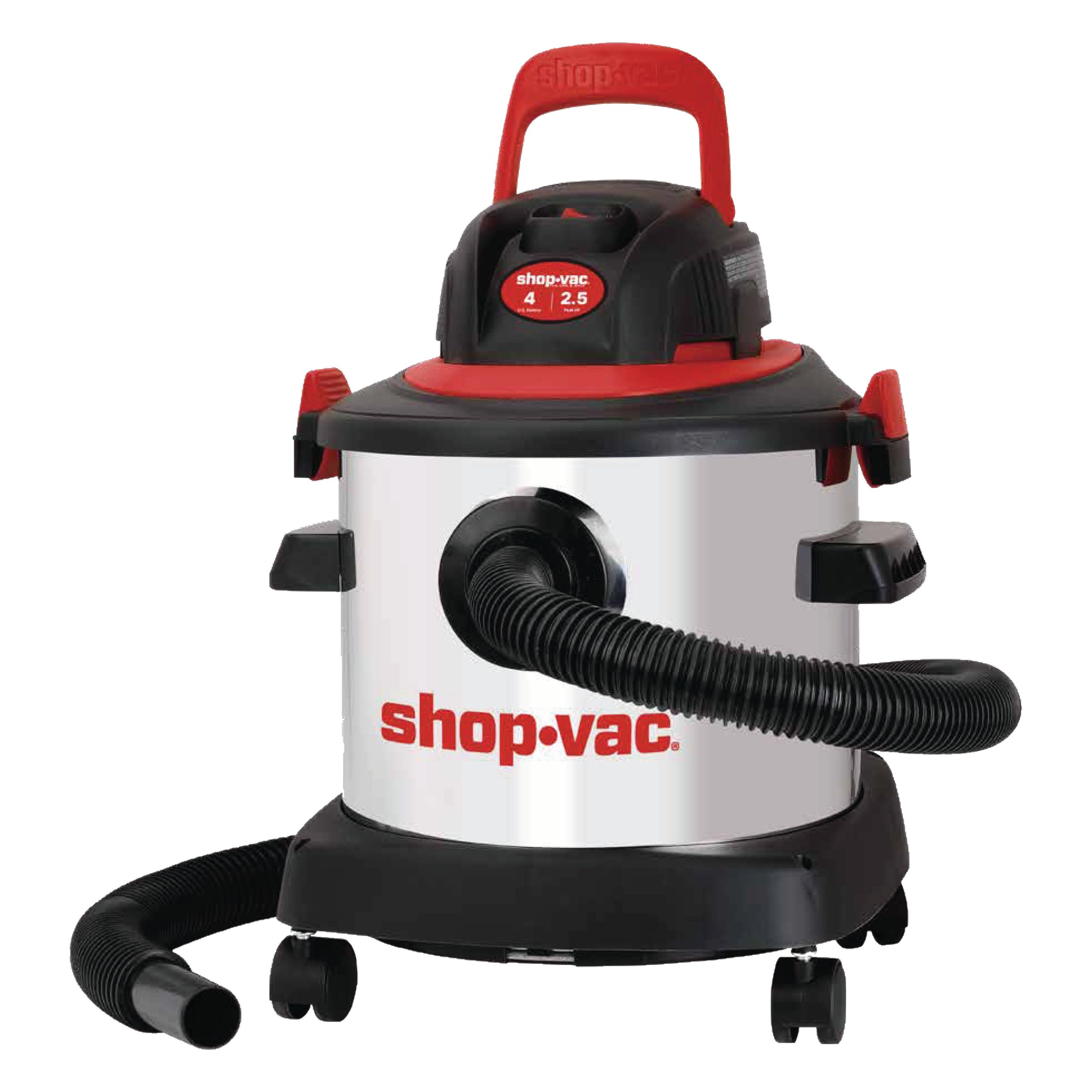 Shop-Vac® 4 Gallon 2.5 Peak HP Stainless Steel Wet/Dry Vac
