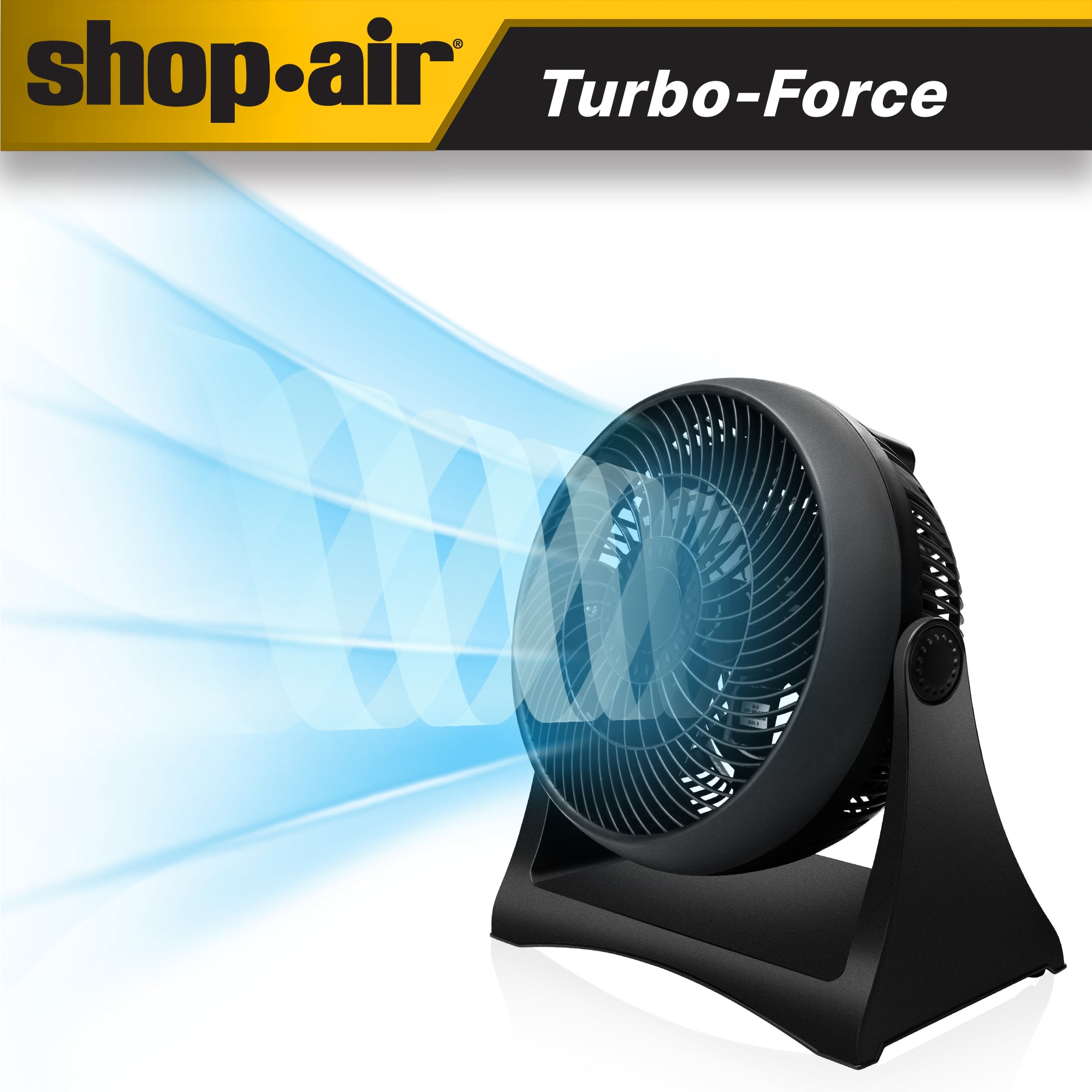 Shop-Air® 8 Wall-Mounted Desk Fan - Image 5
