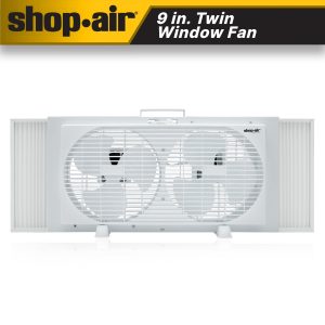 Shop-Air® 9 Twin Window Fan