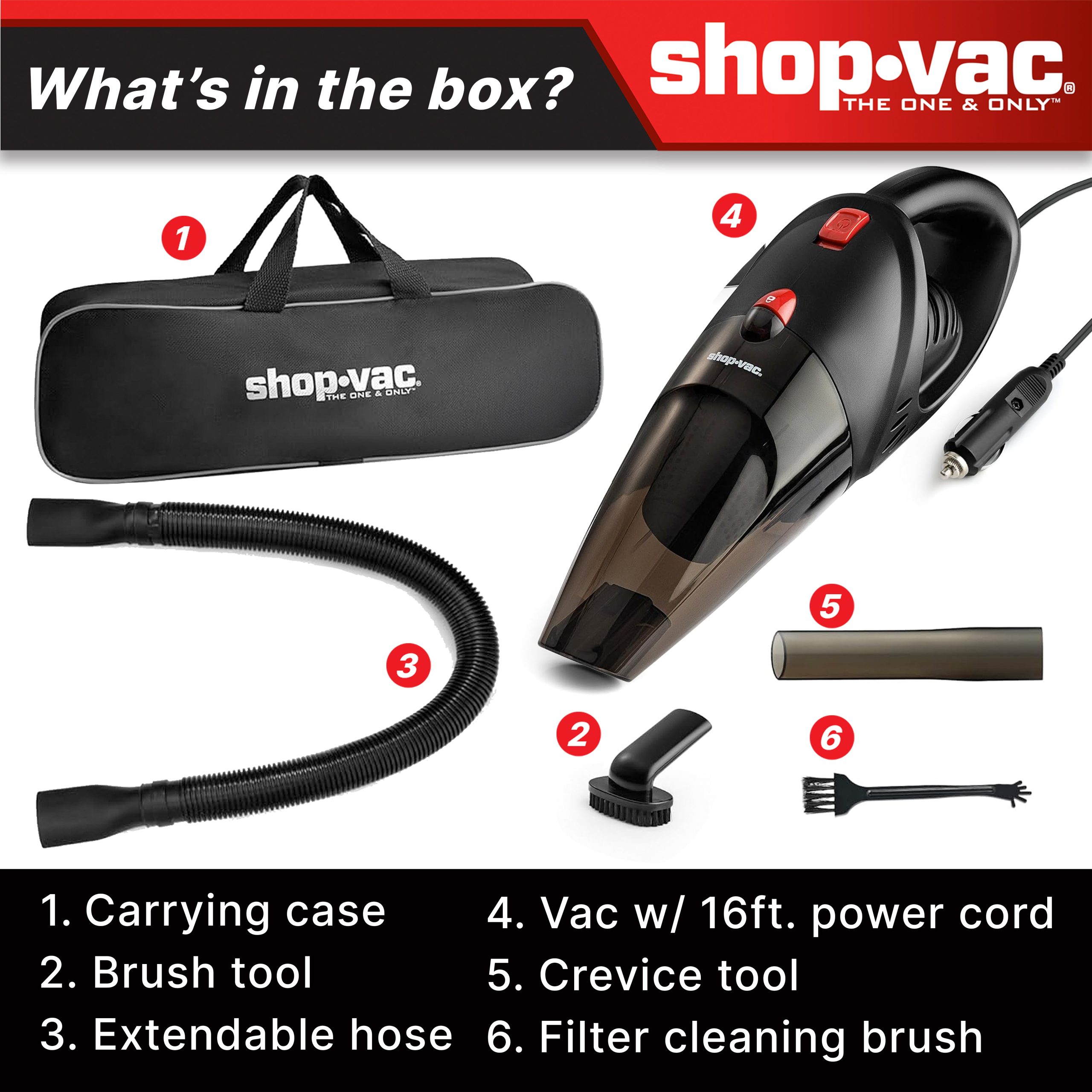 Shop-Vac® DC 12V Handheld Car Vacuum Cleaner - Image 2
