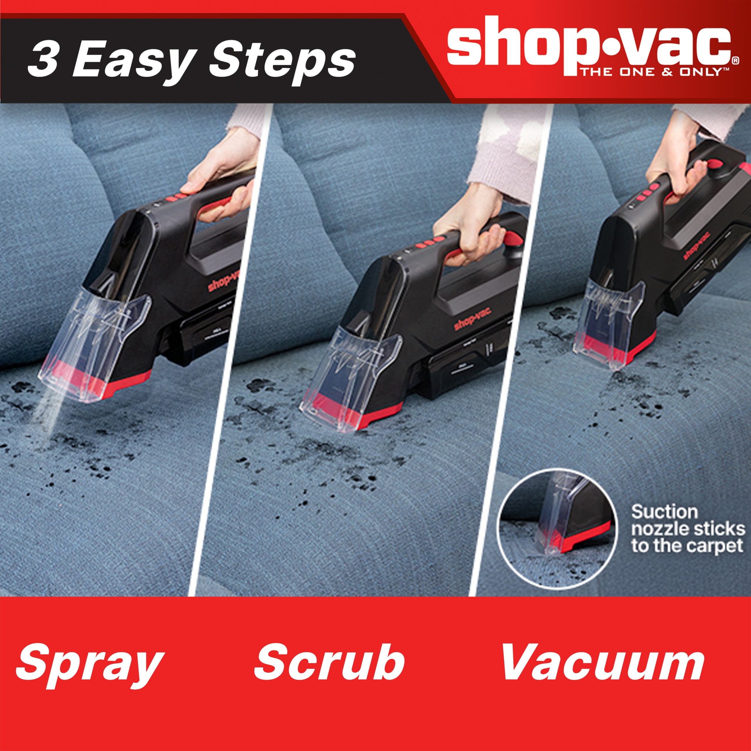 Shop-Vac® 3-in-1 Cordless Spot Cleaner - Image 5
