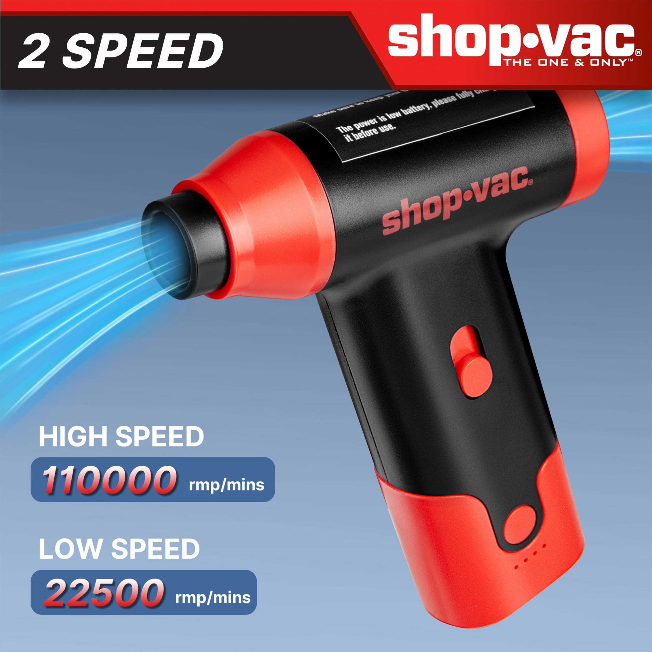 Shop-Vac® Portable 2-in-1 Cordless Blower/Vacuum - Image 4