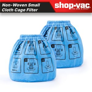 Shop-Vac® Non-Woven Small Cloth Cage Filter (2 Pack)