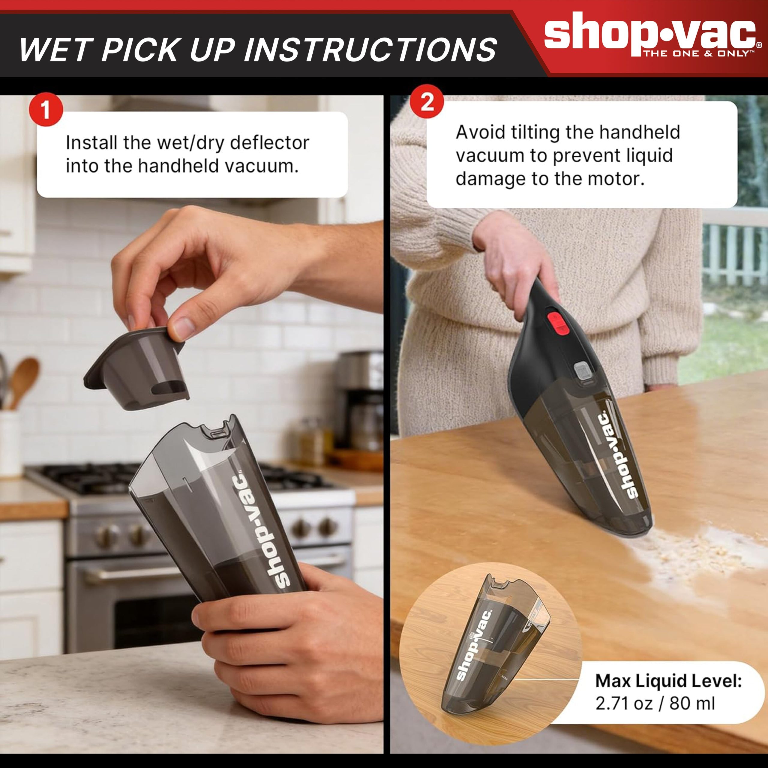 Shop-Vac® Wet/Dry Handheld Vacuum - Image 7