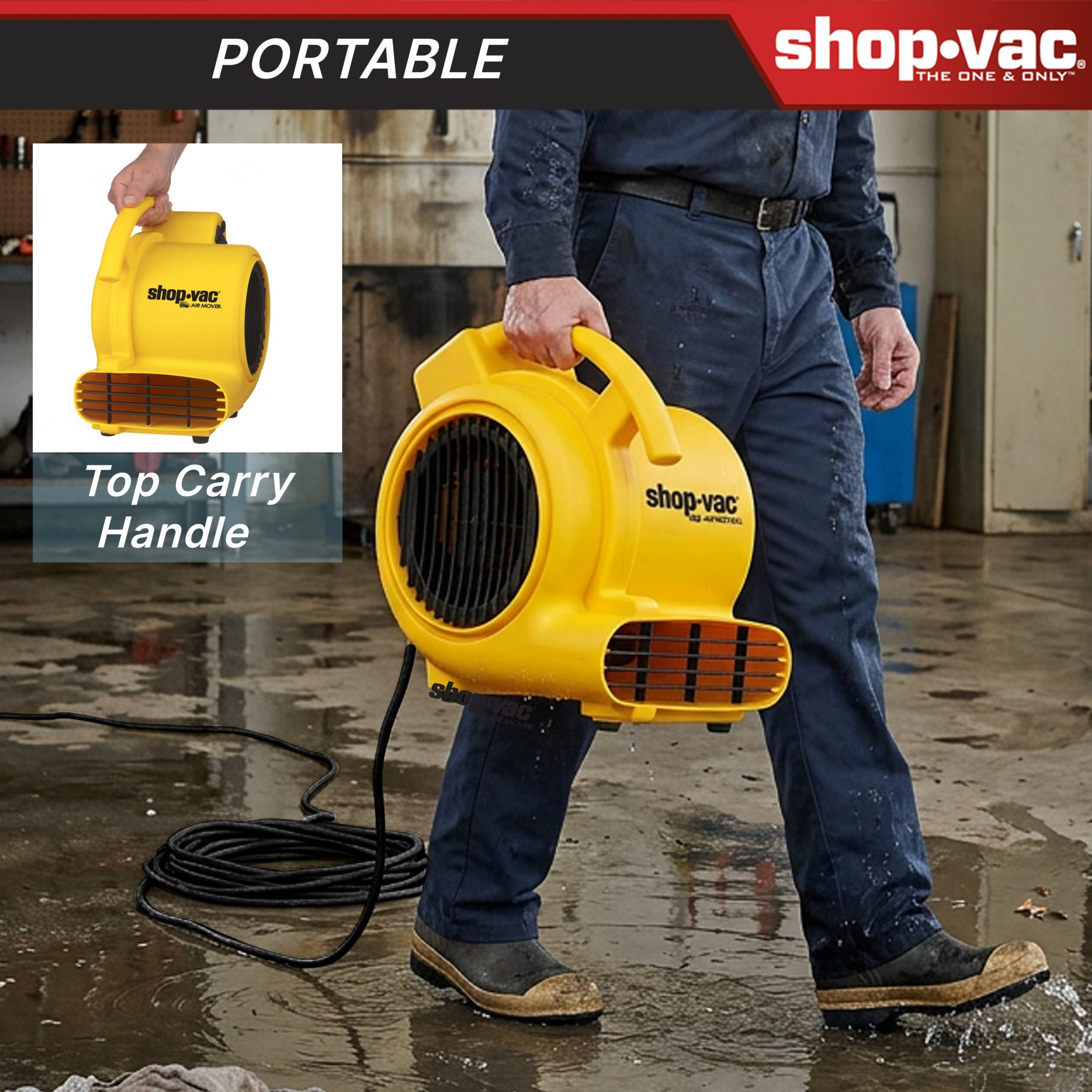 Shop-Vac® 1000 CFM Air Mover - Image 9