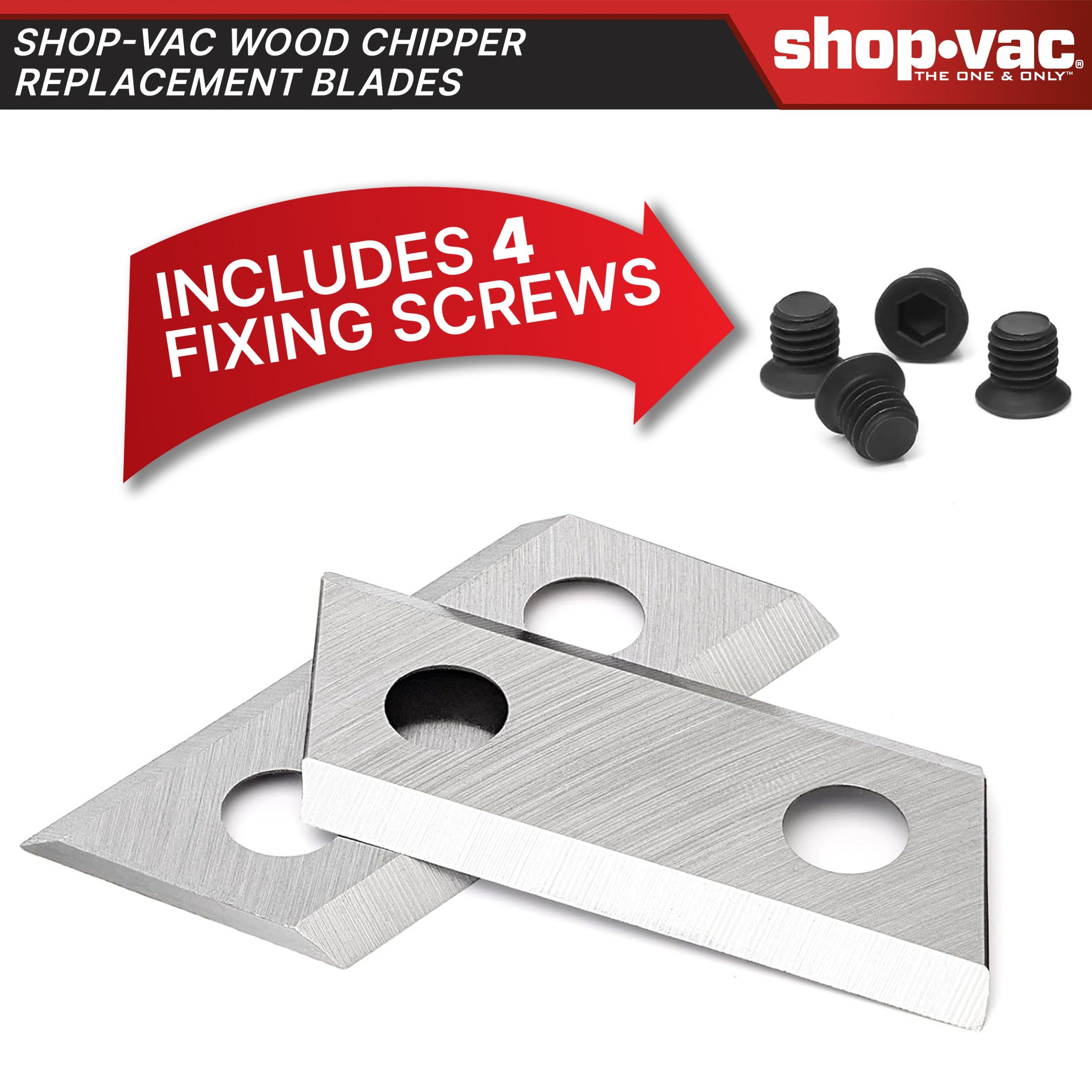 Shop-Vac® Wood Chipper Replacement Blades (2 pack) - Image 4