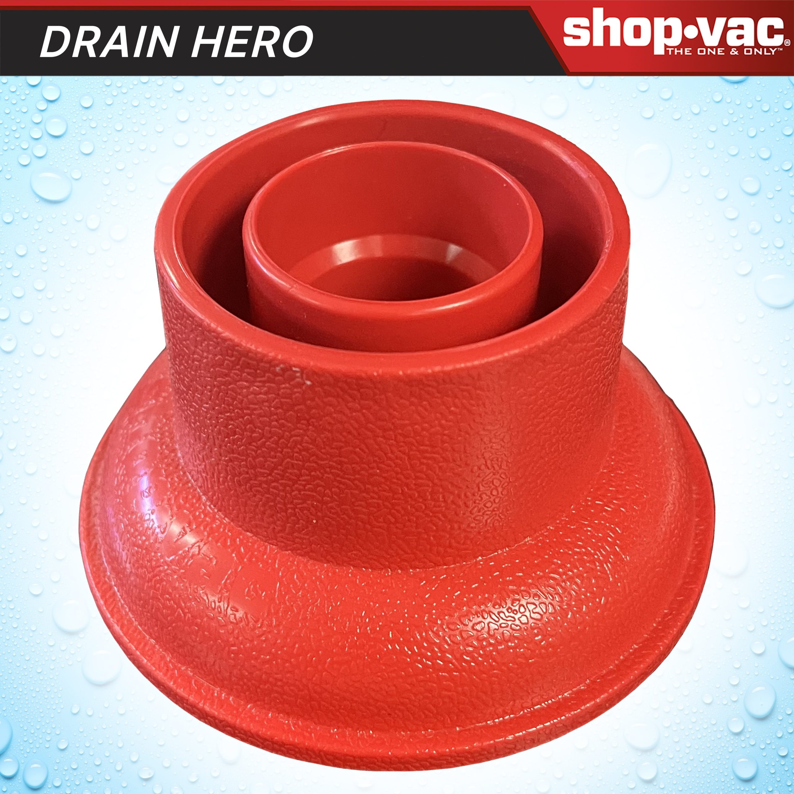 Shop-Vac® Drain Plunger Attachment