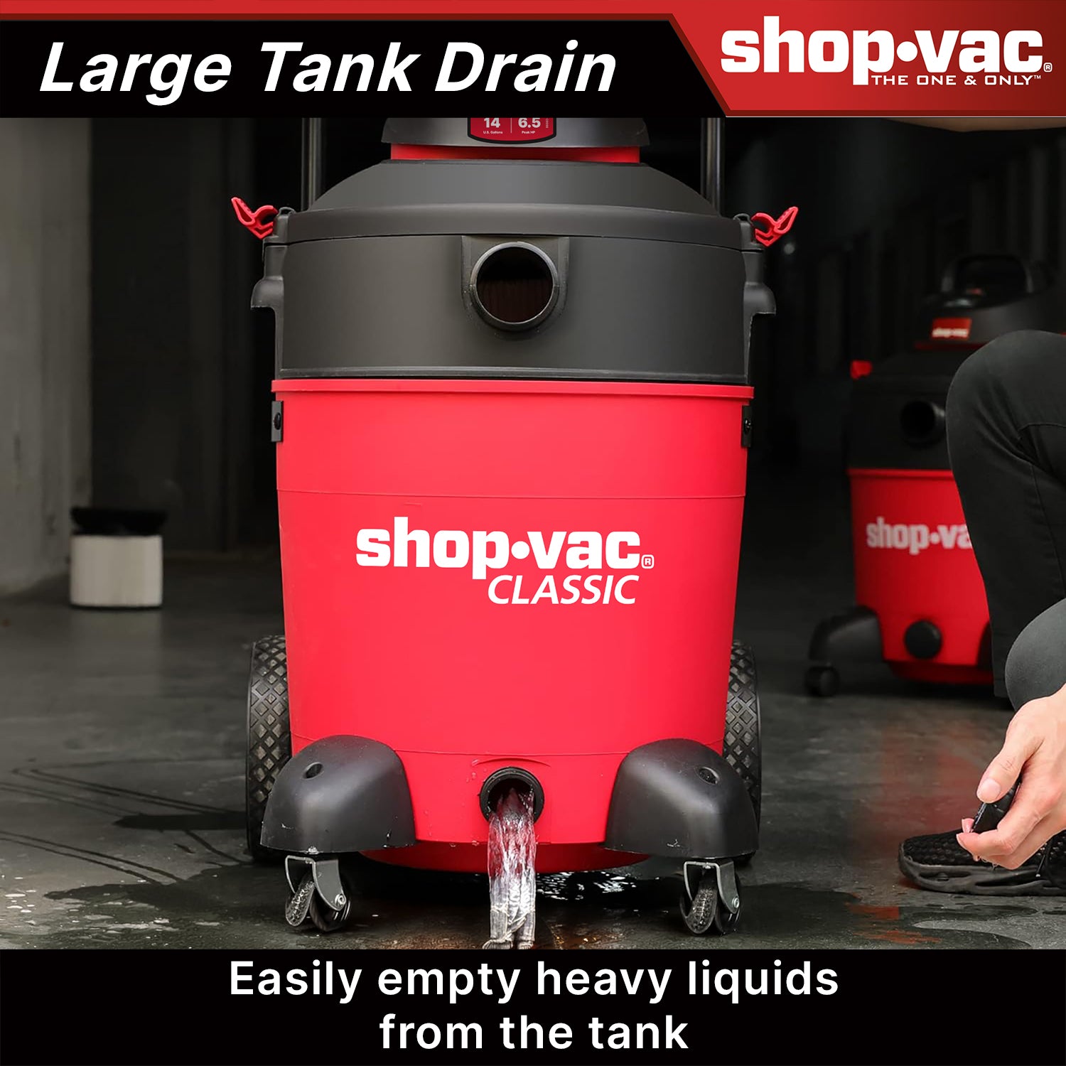 Shop-Vac® 14 Gallon 6.5 Peak HP Wet/Dry Vacuum - Image 7