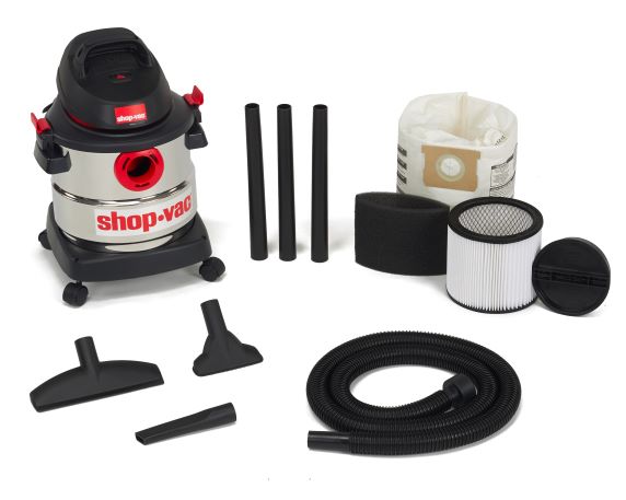 Shop-Vac® 5 Gallon 4.5 Peak HP Stainless Steel Wet/Dry Vacuum - Image 4