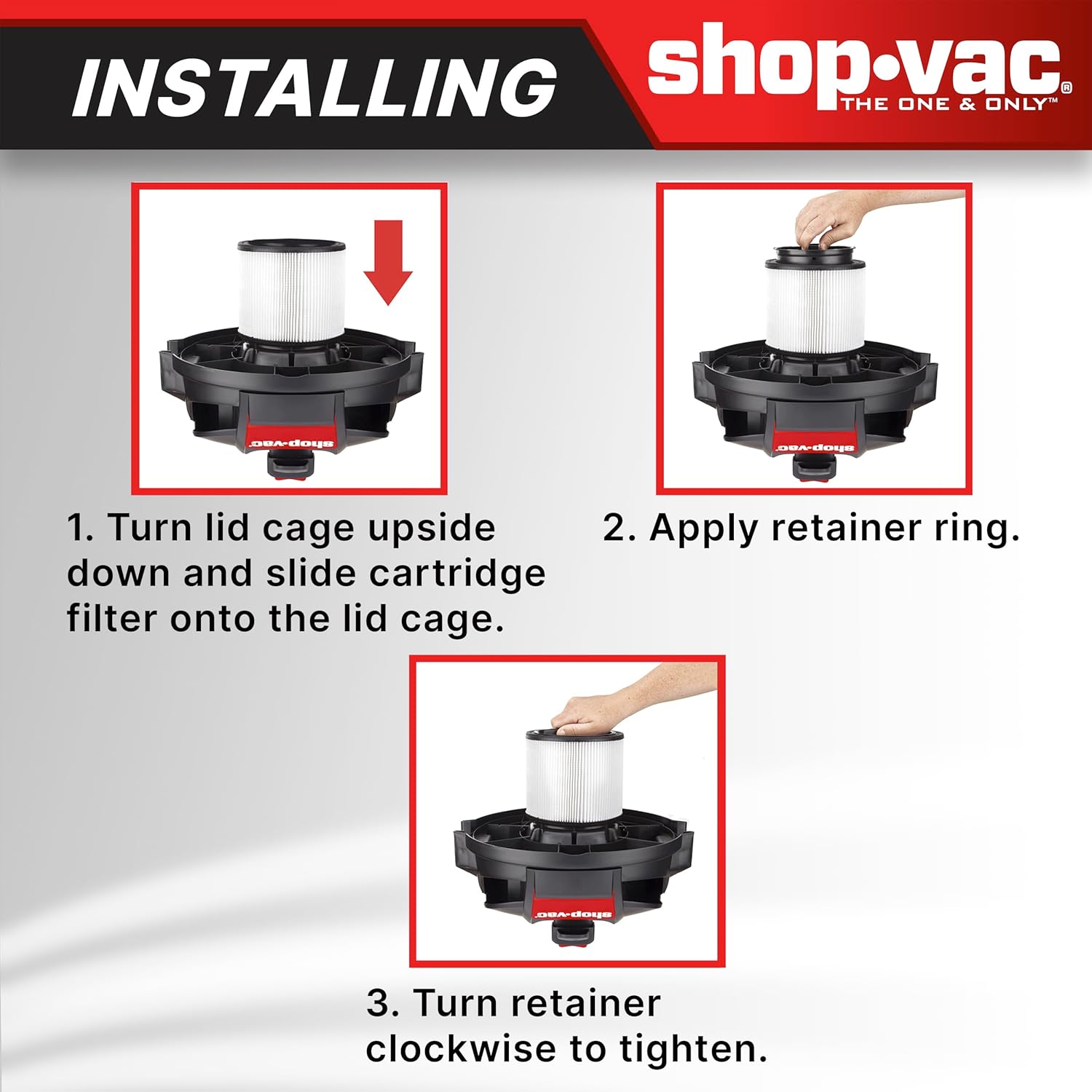 Shop-Vac® 2-Pack Reusable Large Wet/Dry Vacuum Cartridges - Image 6