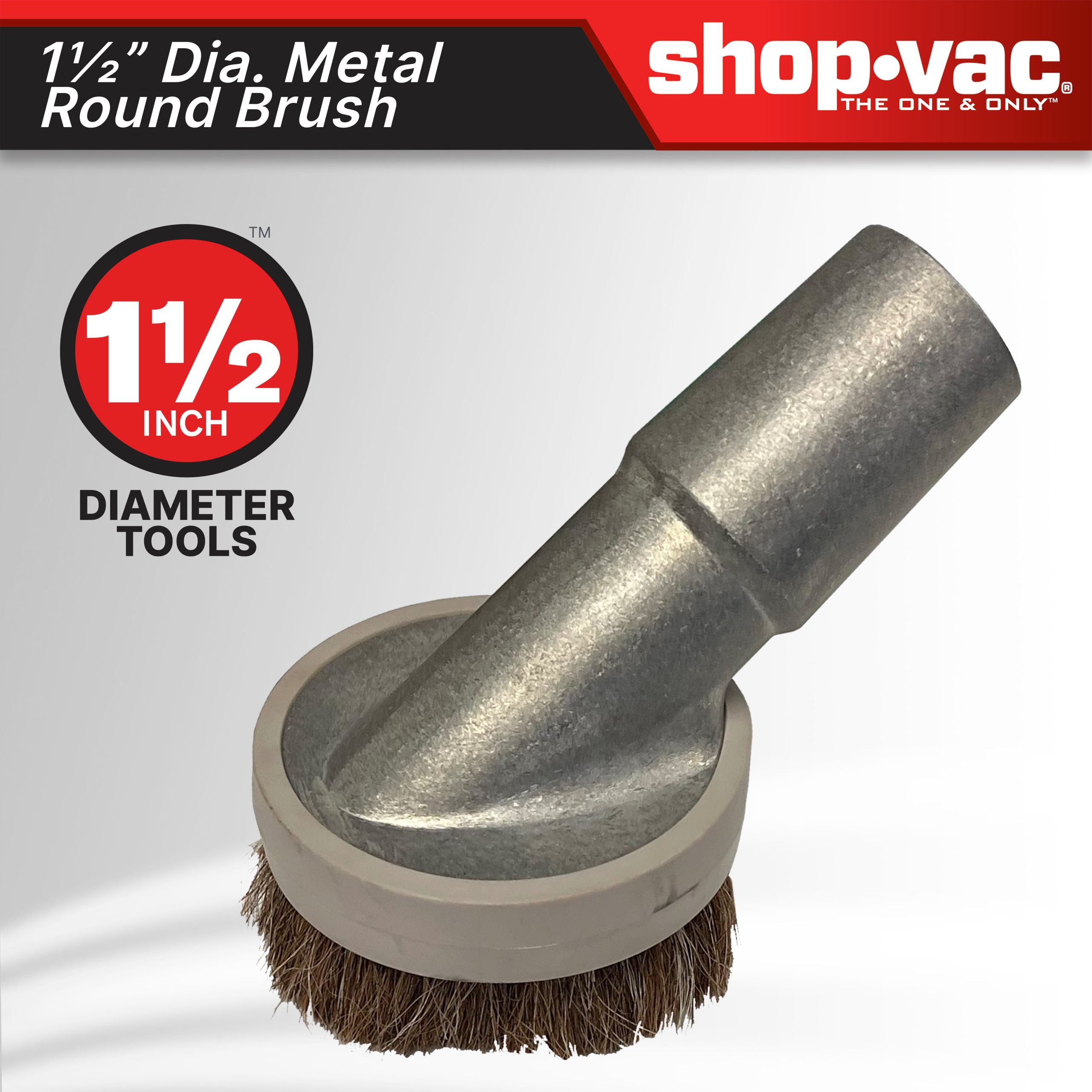 Shop-Vac®1.5 Inch Metal Round Brush