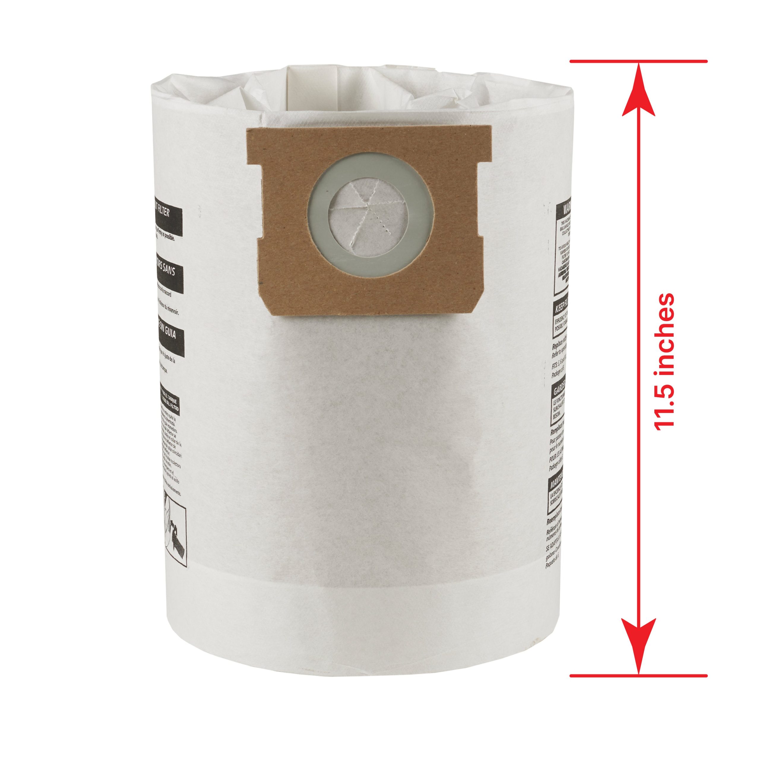 Shop-Vac® 5-8 Gallon Disposable Filter Bags (5 pack) - Image 2