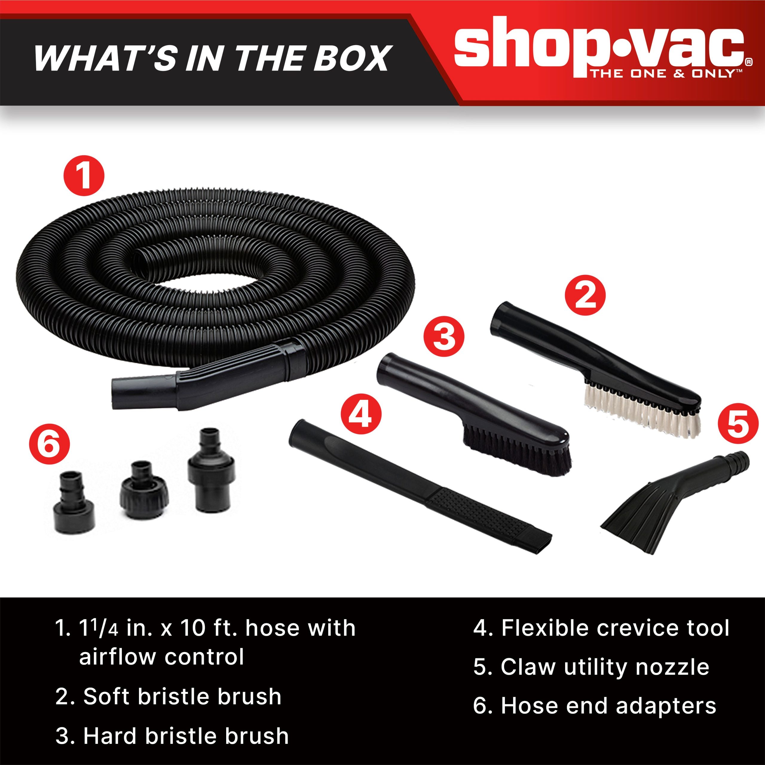 Shop-Vac® 5 Piece Car Cleaning Kit - Image 2