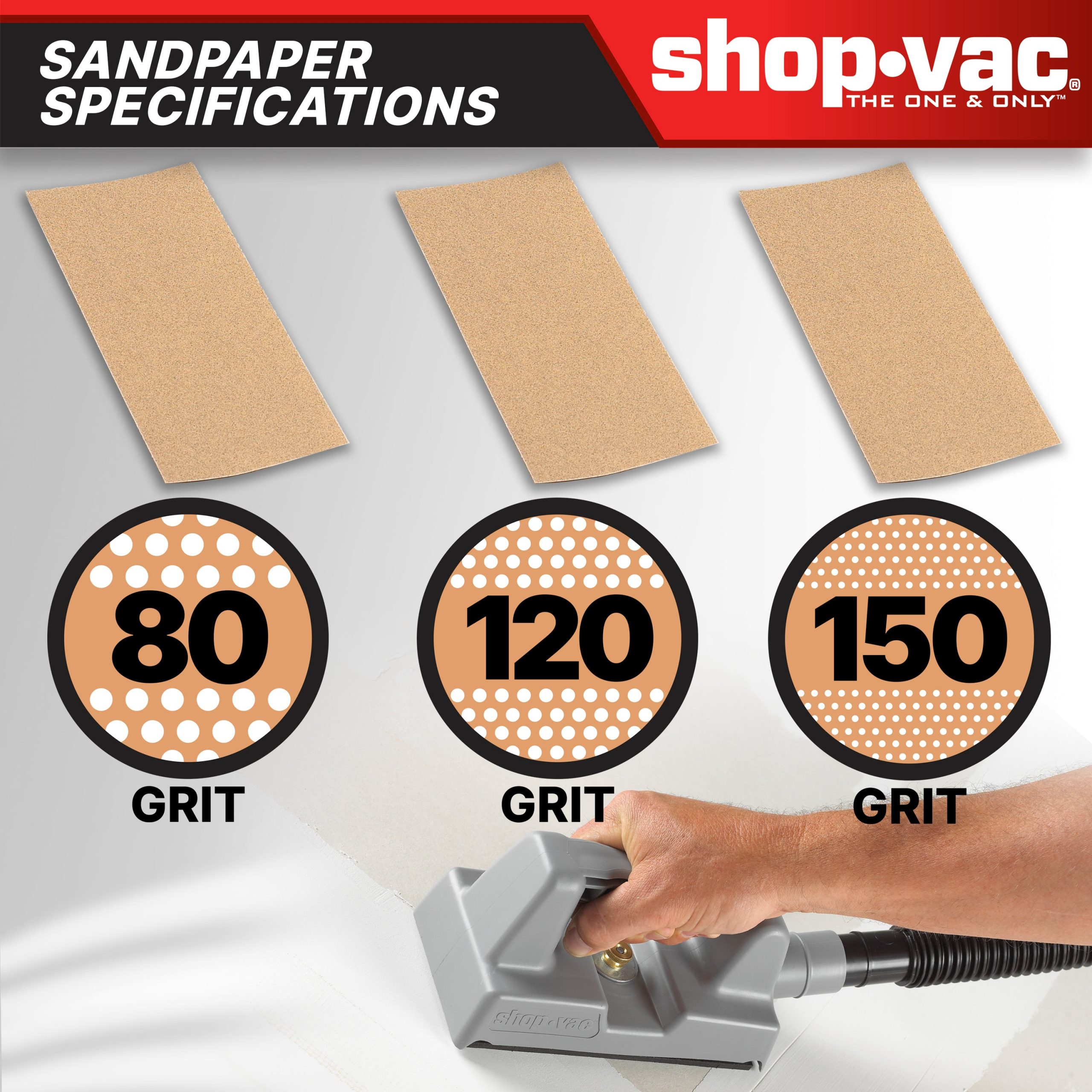 Shop-Vac® 1-1/4-inch diameter Dustless Hand Sander - Image 3