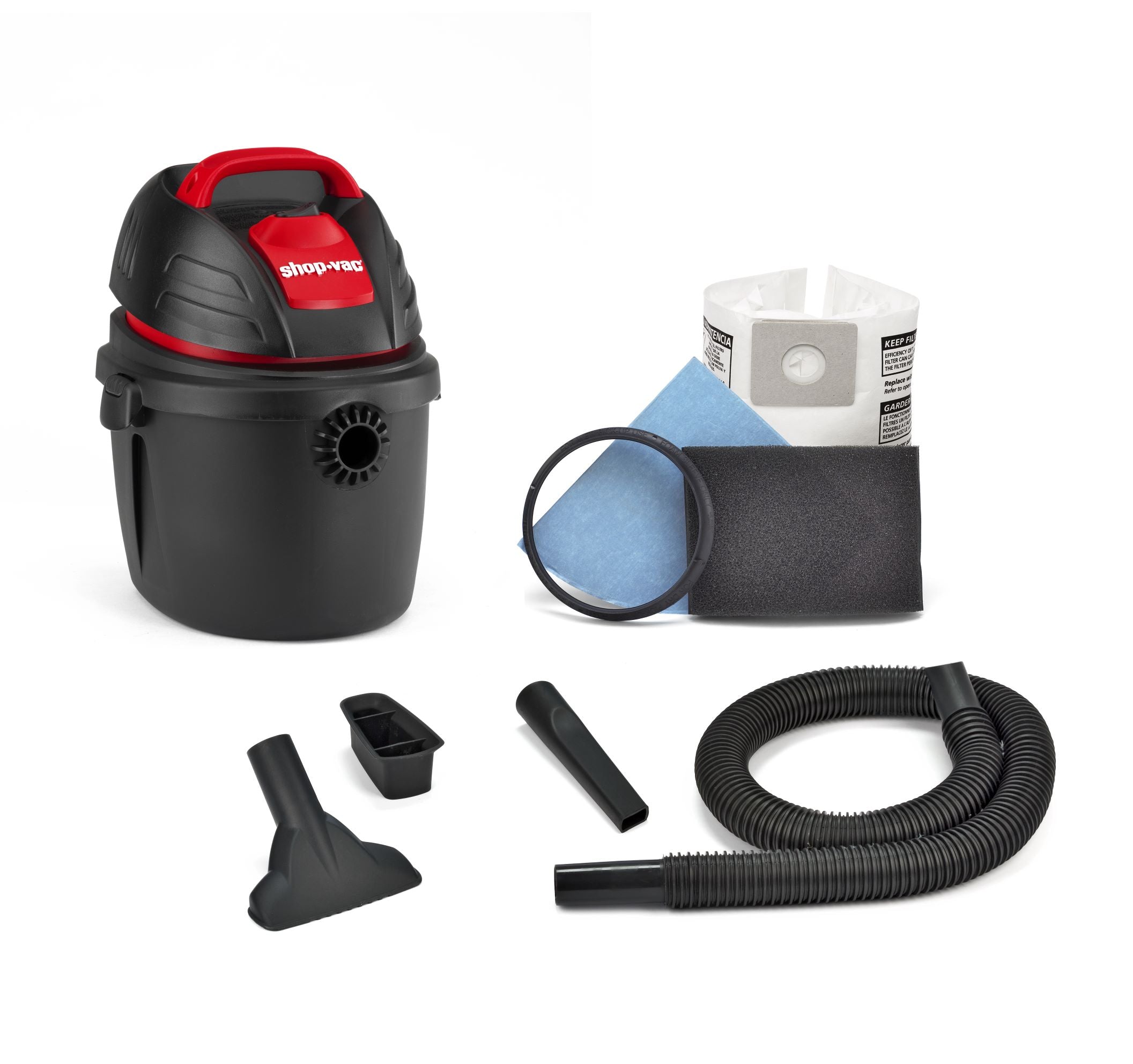 Shop-Vac® 2.5 Gallon 2.5 Peak HP Wet/Dry Portable Vacuum - Image 3