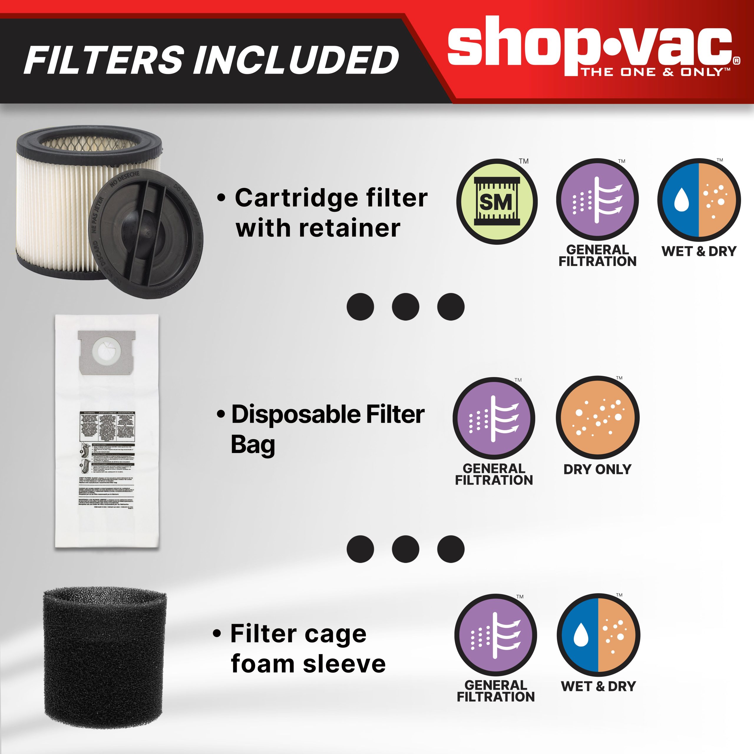 Shop-Vac 5 Gallon 5.5 PHP HangUp Wet/Dry Vac - Image 6