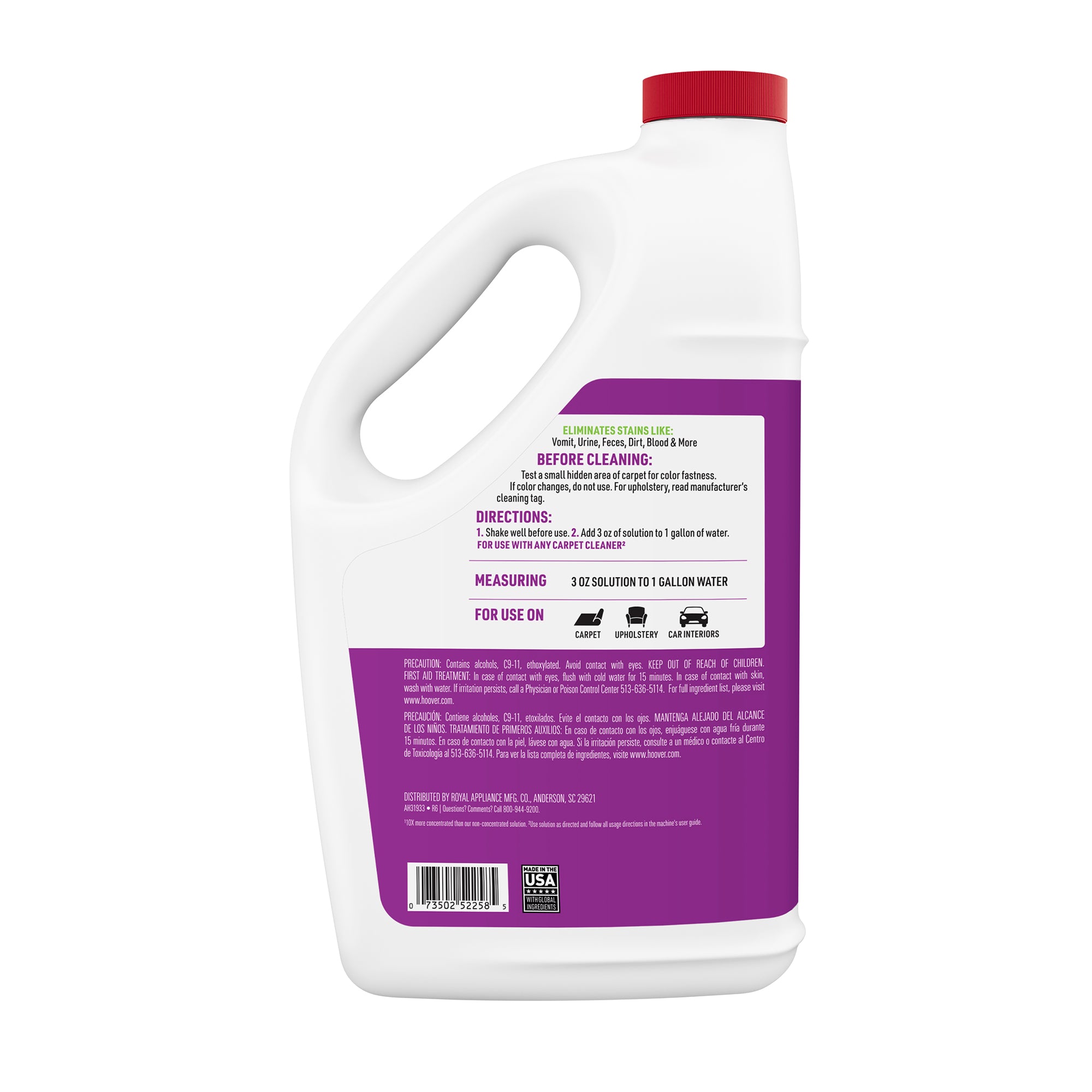 Paws & Claws Carpet Cleaning Solution 128 oz. - Image 2