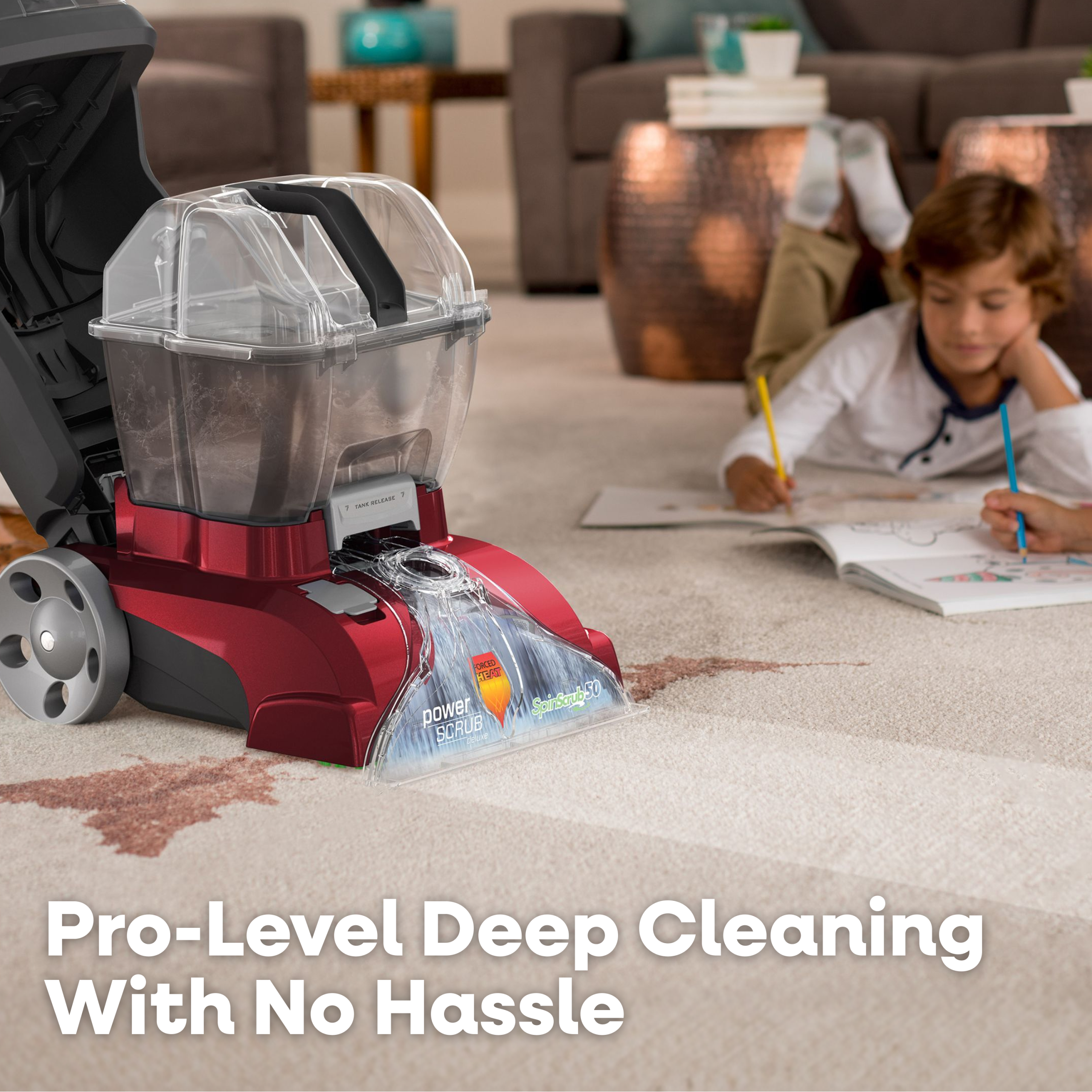 Power Scrub Deluxe Carpet Cleaner - Image 3