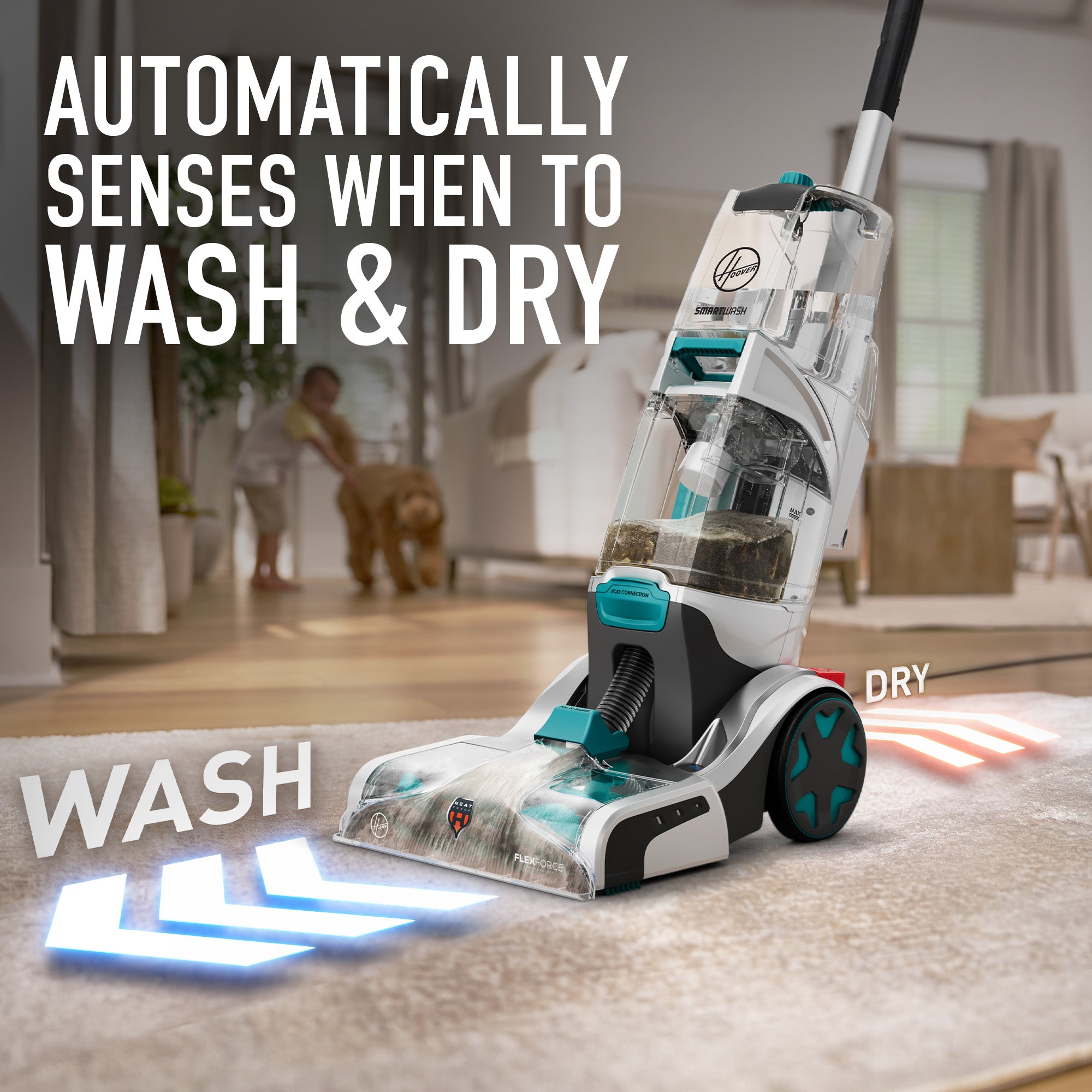 Hoover SmartWash+ Automatic Carpet Cleaner - Image 3