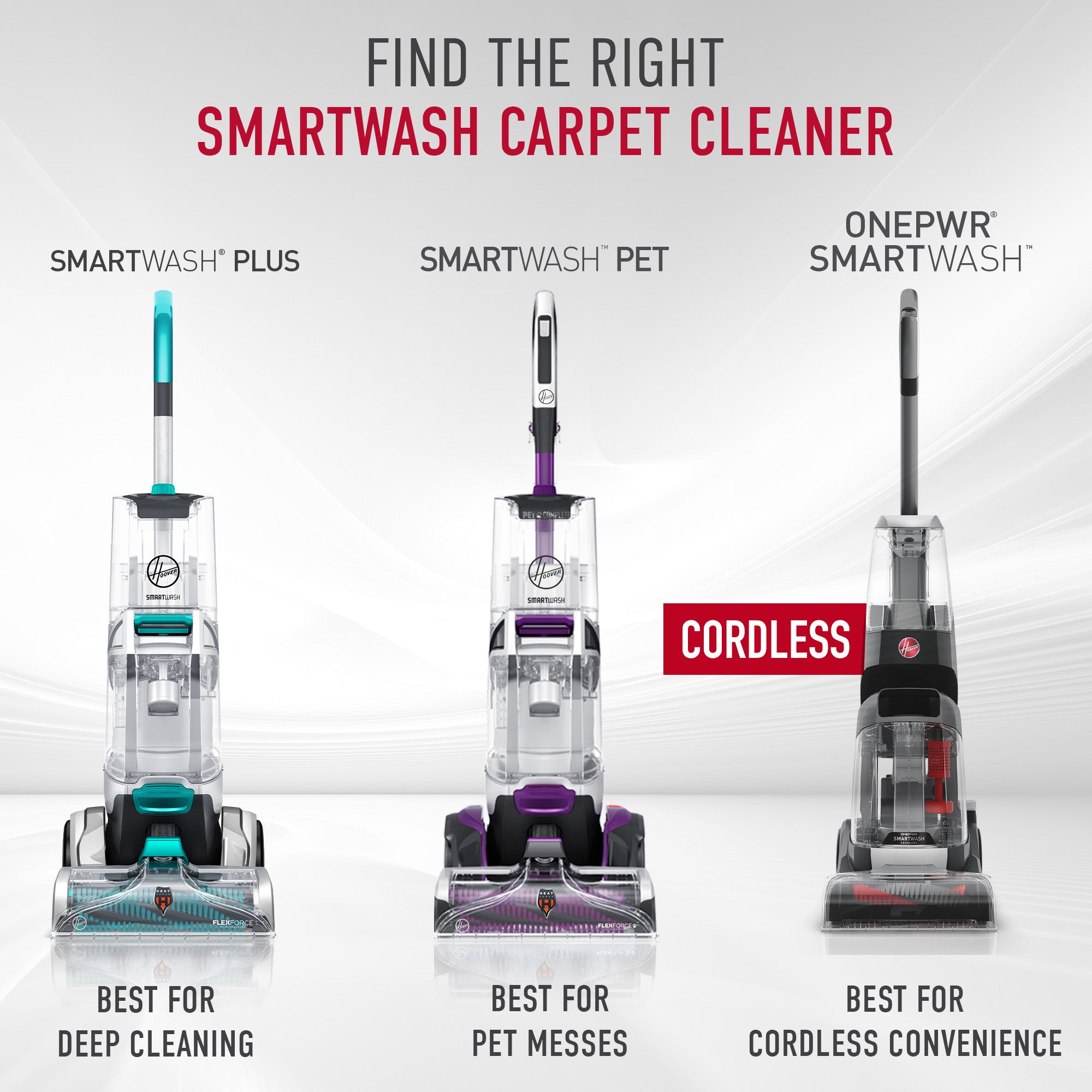 Hoover SmartWash+ Automatic Carpet Cleaner - Image 9